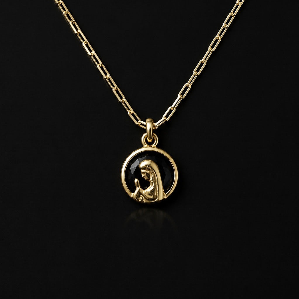 Collar Hilde Dorado Reversible