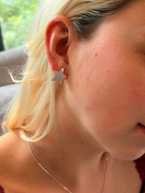 Aros Elin Plateados