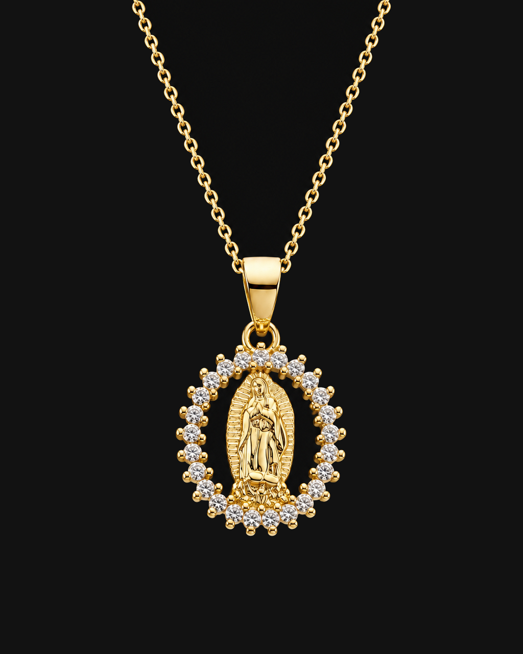 Collar Virgen de Guadalupe Disa